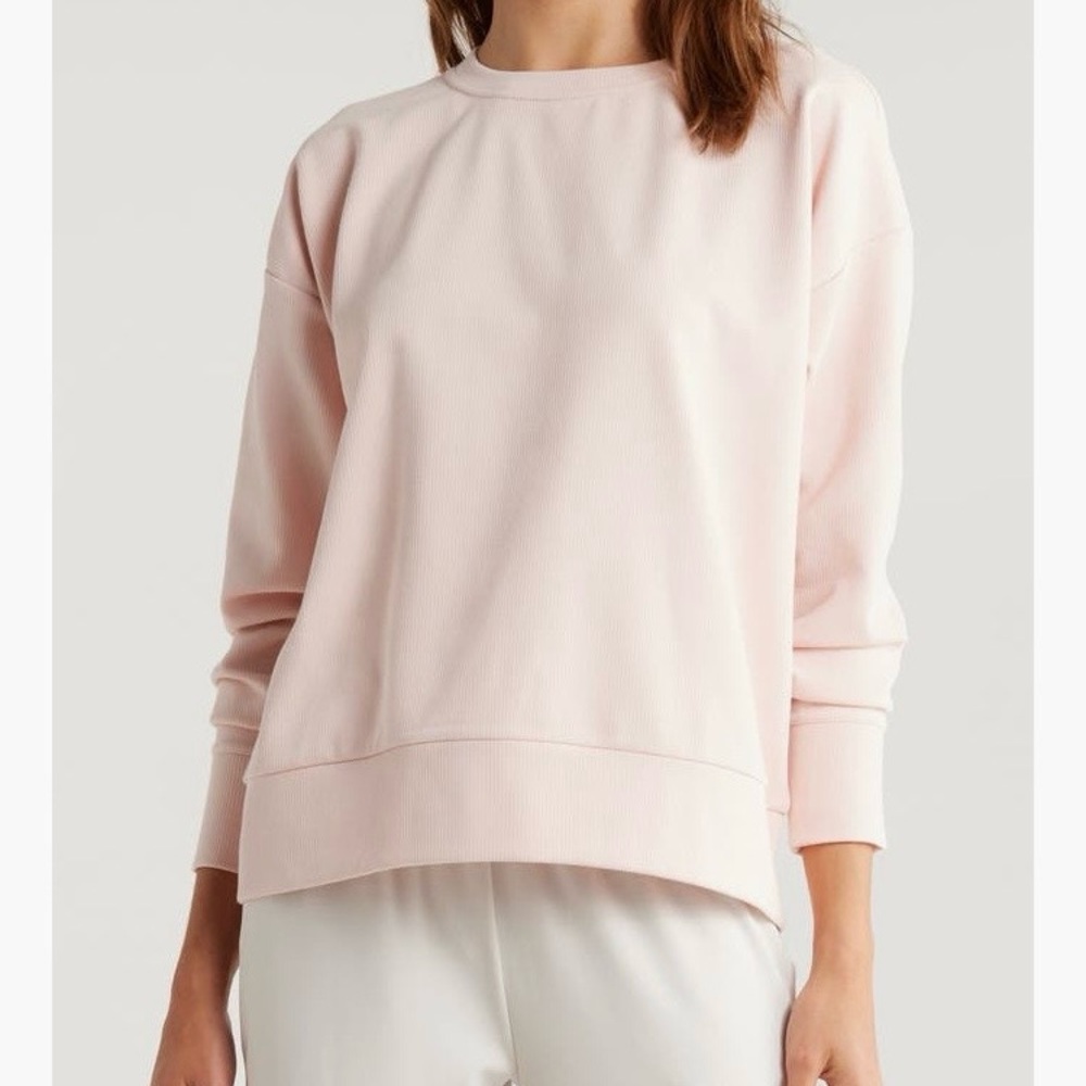 Zella Plush Ottoman Sweatshirt